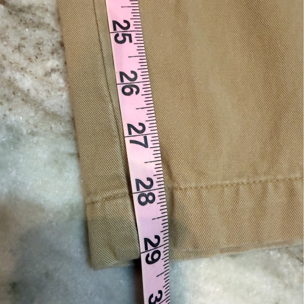 Bass Men’s Khaki Chino Pants Size 33x30 Classic Fit Cotton Casual Work - Picture 7 of 8
